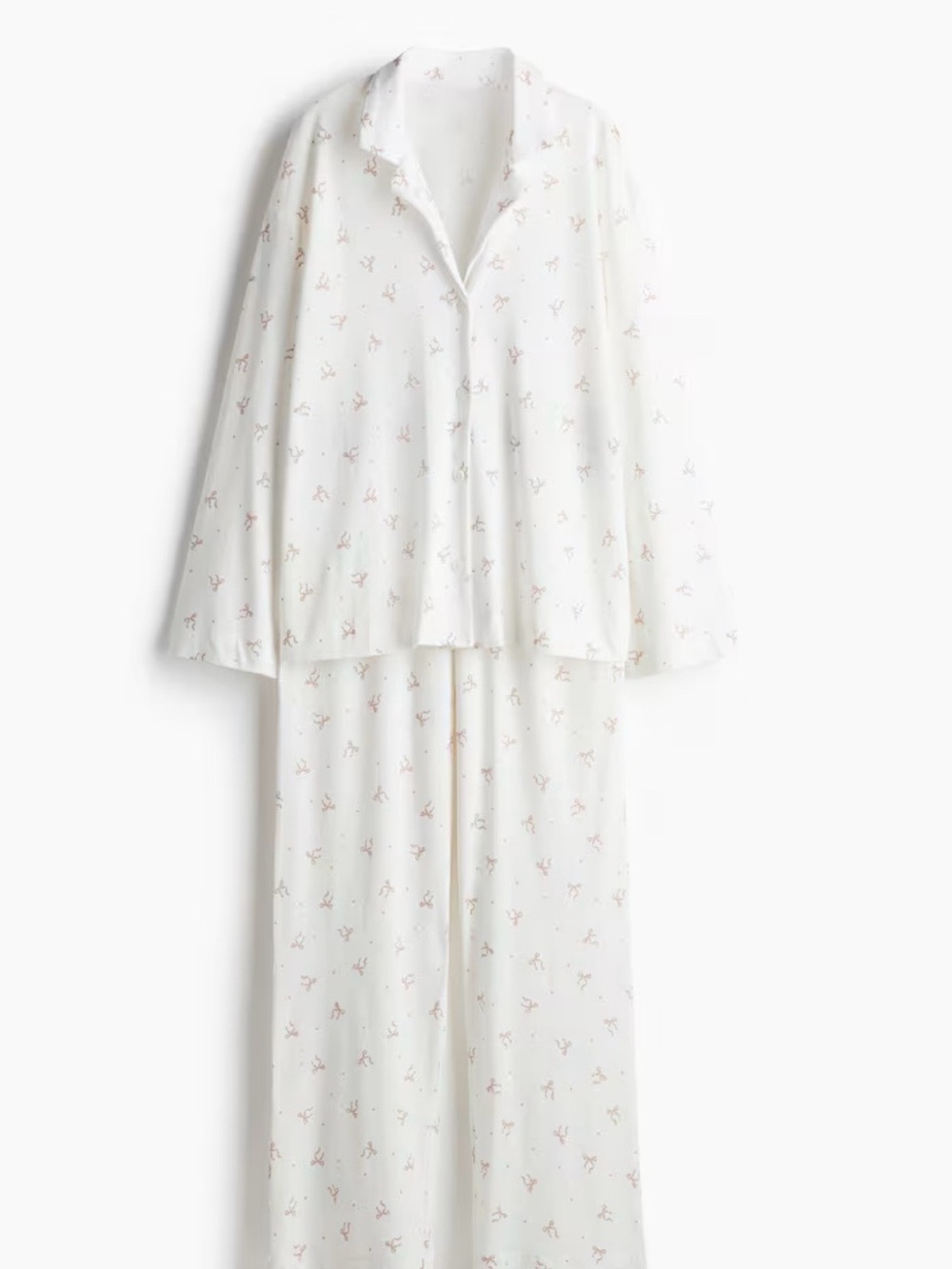 H&M White PJs with Bows 🎀